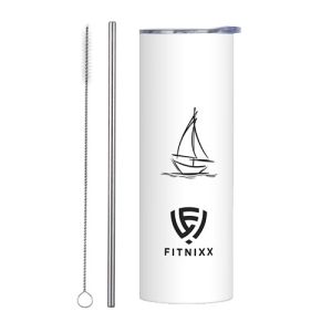 Ocean Theme 20 OZ Stainless Steel Tumbler - Sailboat
