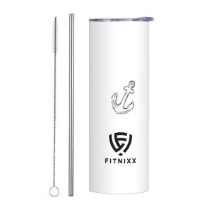 Ocean Theme 20 OZ Stainless Steel Tumbler - Anchor