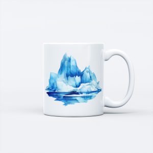 Nature Theme Ceramic Mug - Glacier